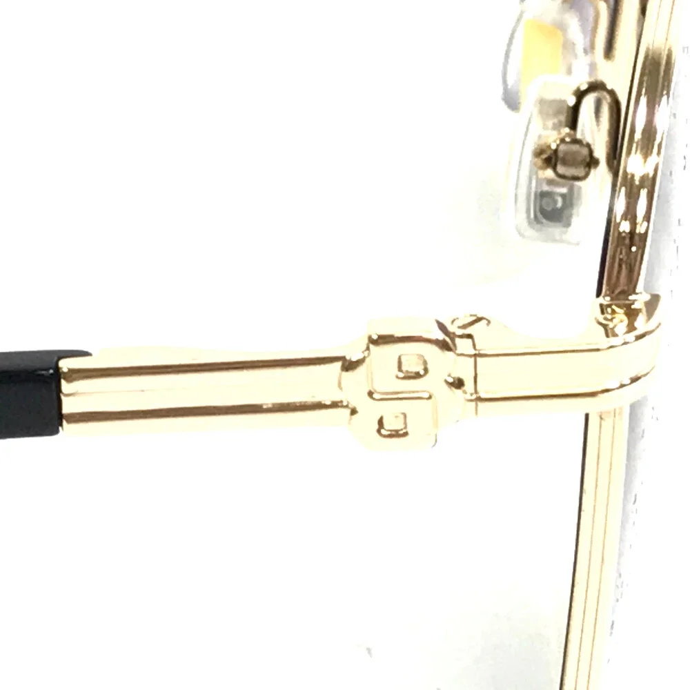 Hugo Boss Sunglasses 1743/S PHL2K Shiny Gold Aviator Frames w/ Dark Gray Lenses